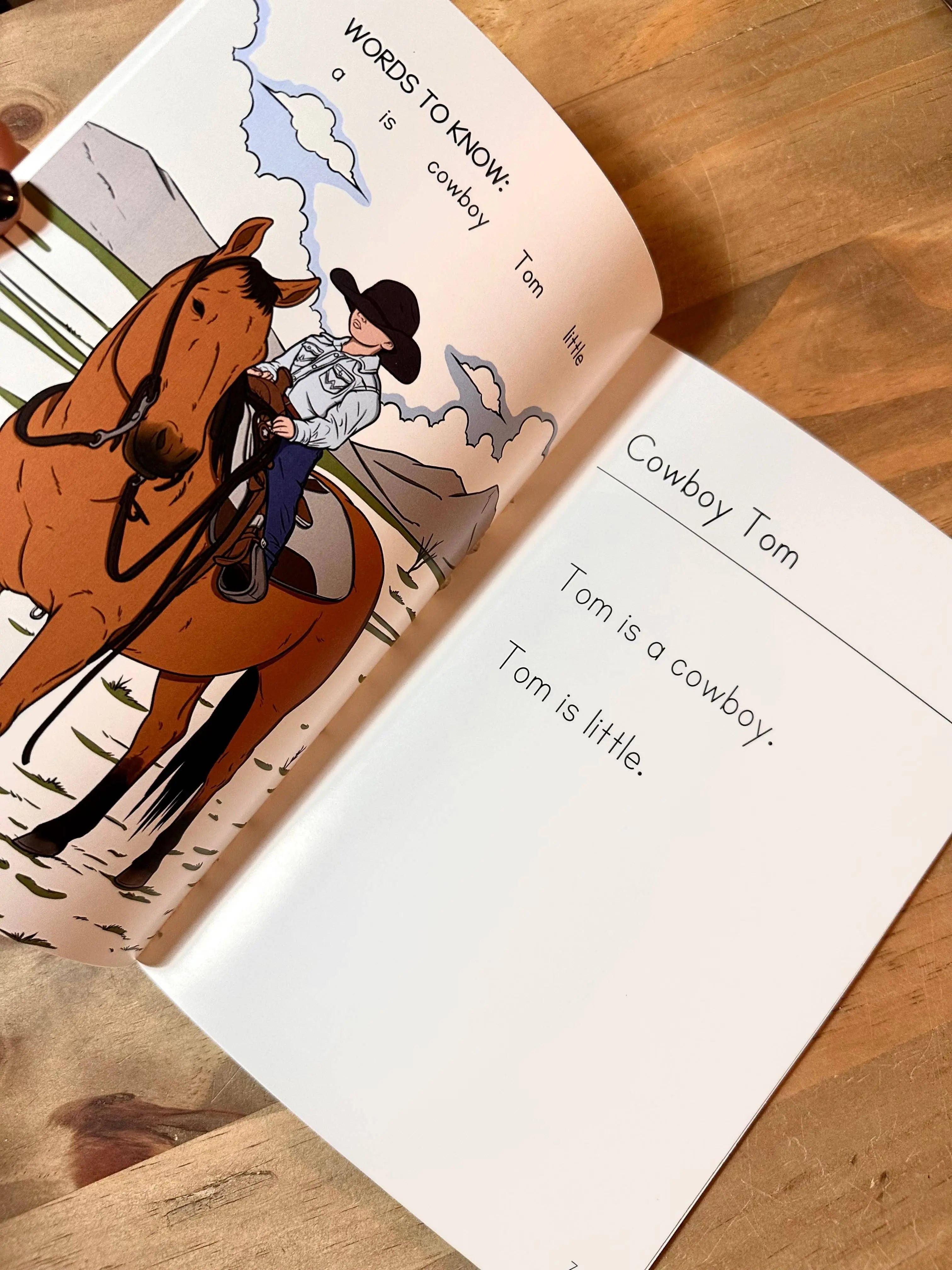 The Reading Ranch: Cowboy Tom inside