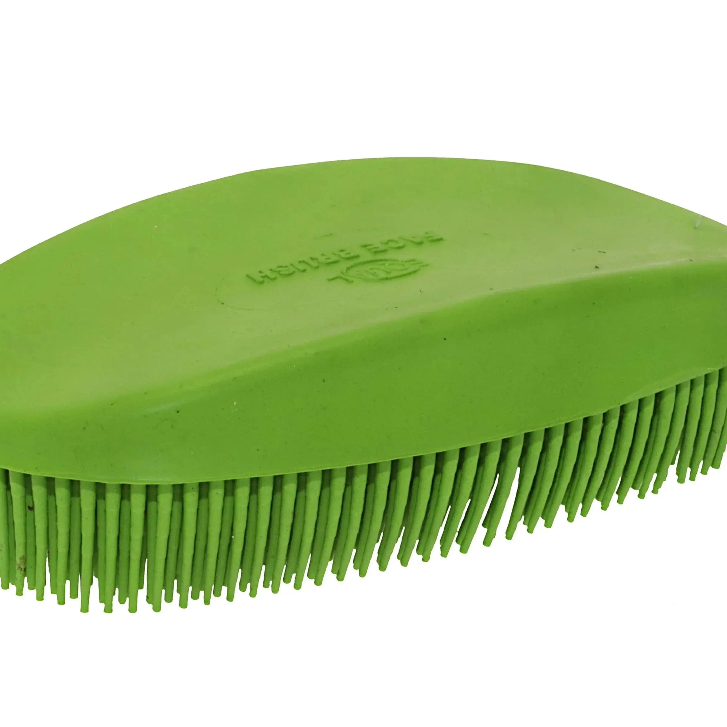 Oval Face Curry Grooming & Bathing Pet Brush Horse