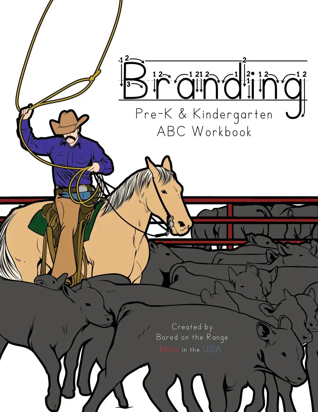 Branding: Pre-K & Kindergarten ABC Workbook Front