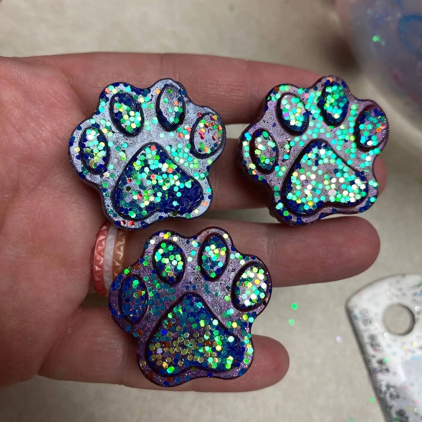 Paw Print Vent Clip Car Freshie - 2 PACKS