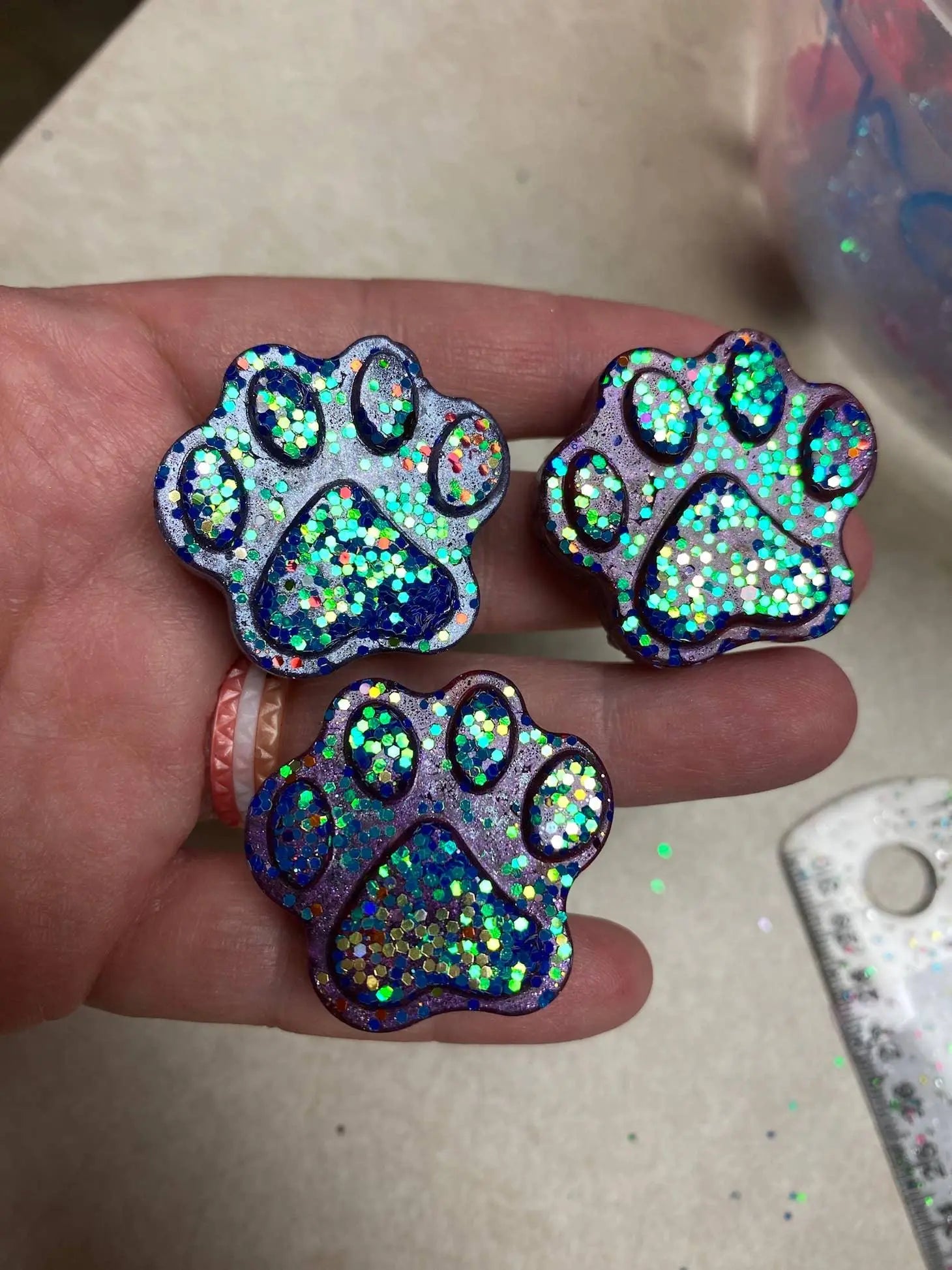 Paw Print Vent Clip Car Freshie - 2 PACKS