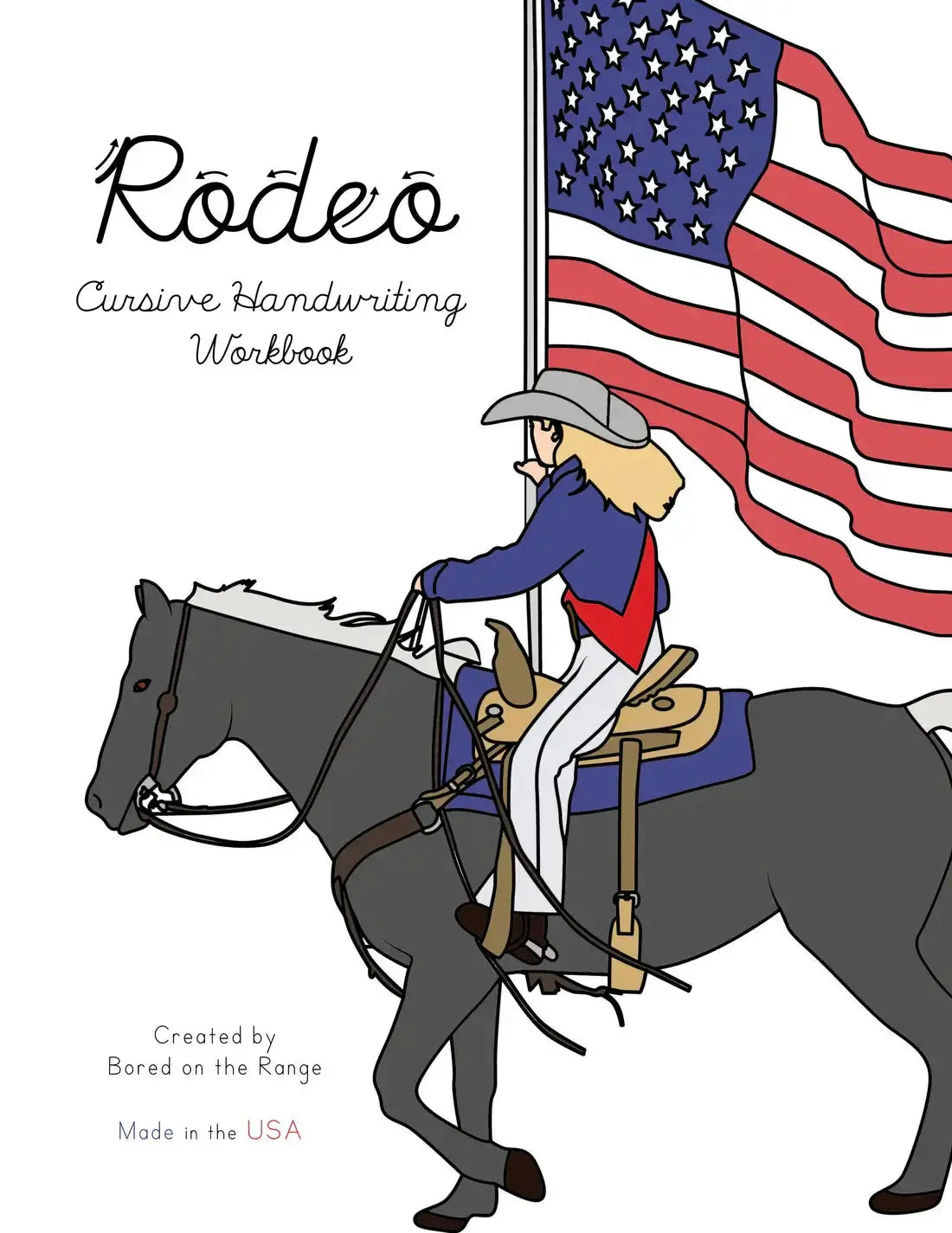 Rodeo: Cursive Handwriting Workbook Front