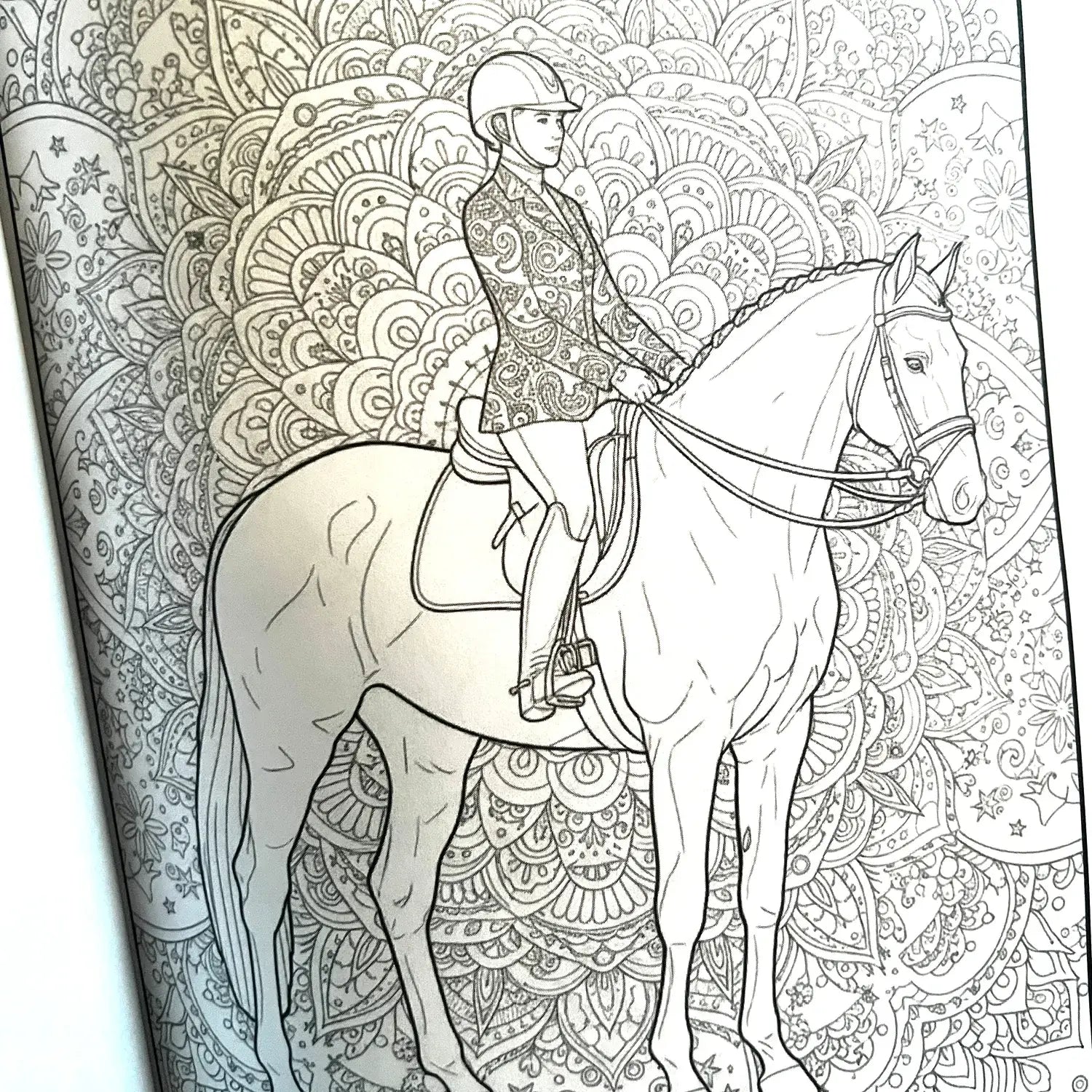 Horse Show Coloring Book