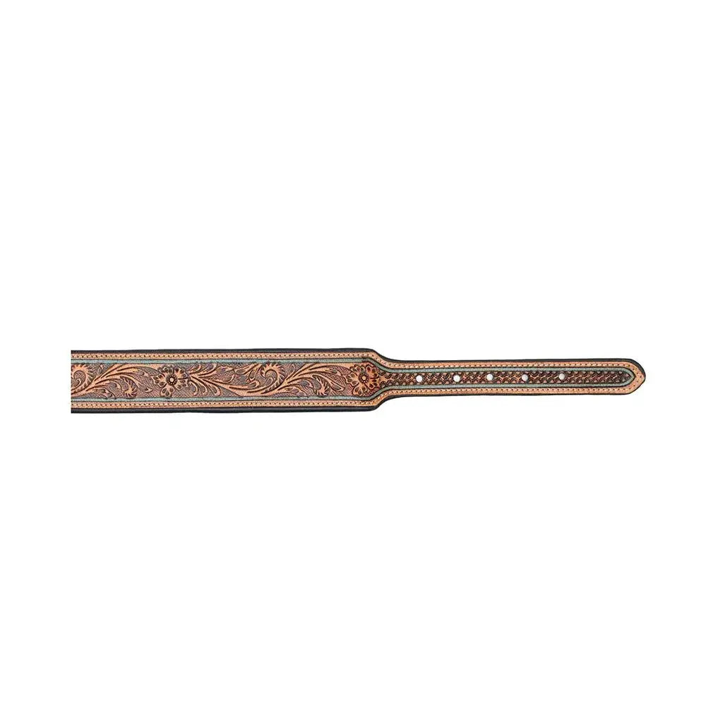 Trusted Amigo Hand-tooled Dog Collar Dog