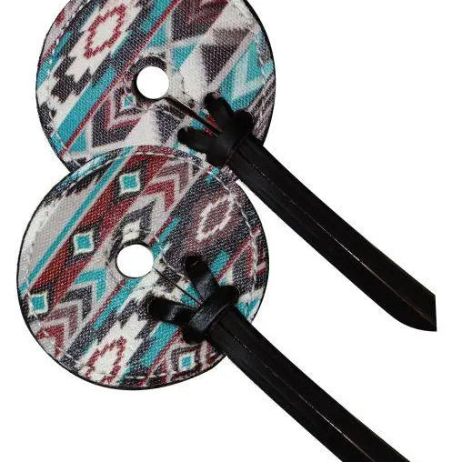 Horse Bit Guards Variety of Colors and patterns Multi color Navajo diamond Bit Guards Horse