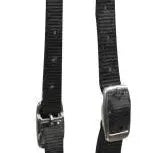 Premium Nylon One Ear Headstall Black Horse