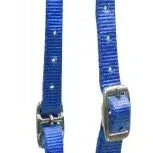 Premium Nylon One Ear Headstall Blue Horse