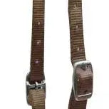 Premium Nylon One Ear Headstall Brown Horse