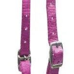 Premium Nylon One Ear Headstall Pink Horse