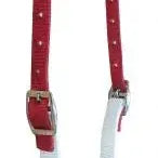 Red, White, and Blue Nylon One Ear Headstall Horse