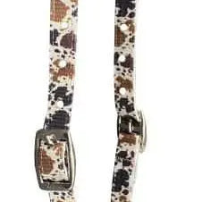 Cow Print Nylon One Ear Headstall Horse