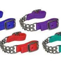 Fully adjustable end double chain nylon curb chain. Horse