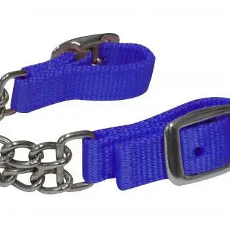 Fully adjustable end double chain nylon curb chain. Horse