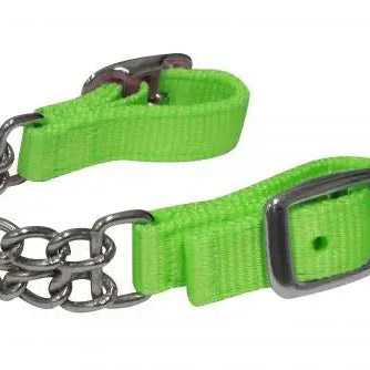 Fully adjustable end double chain nylon curb chain. Horse