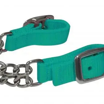 Fully adjustable end double chain nylon curb chain. Horse