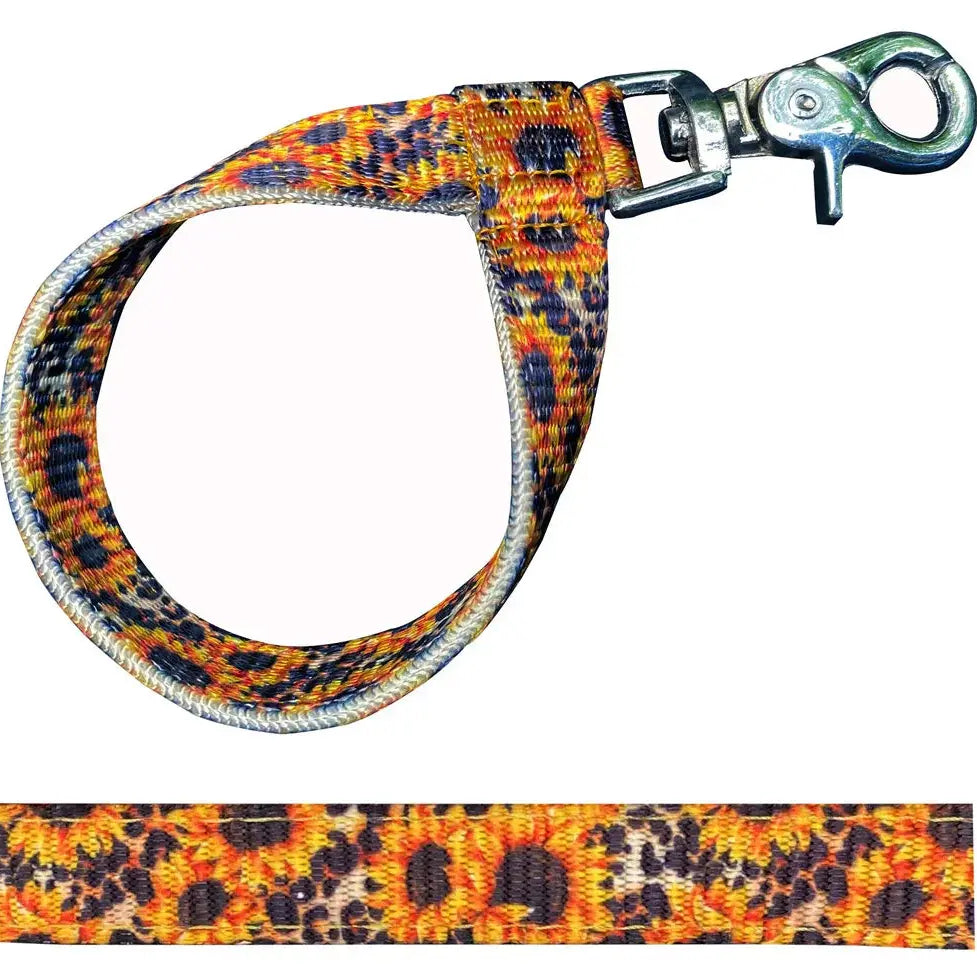 Premium nylon Sunflower print Tie down Keeper Horse Tack