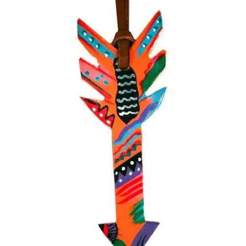 Hand painted Saddle Arrow Charm Horse