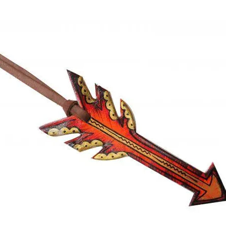 6.5" hand painted tie on saddle arrow Horse
