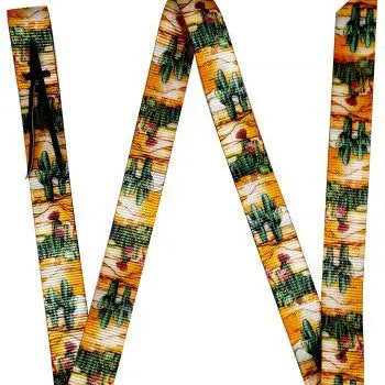 Premium Quality Cactus Print Nylon Latigo Horse