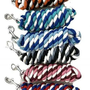 Multi Color 8ft Cotton Lead Horse