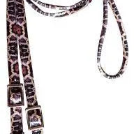 3/4" x 8ft Python nylon contest rein with scissor snap end. Reins
