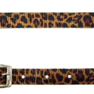 Premium Nylon wither strap with Cheetah Print Horse