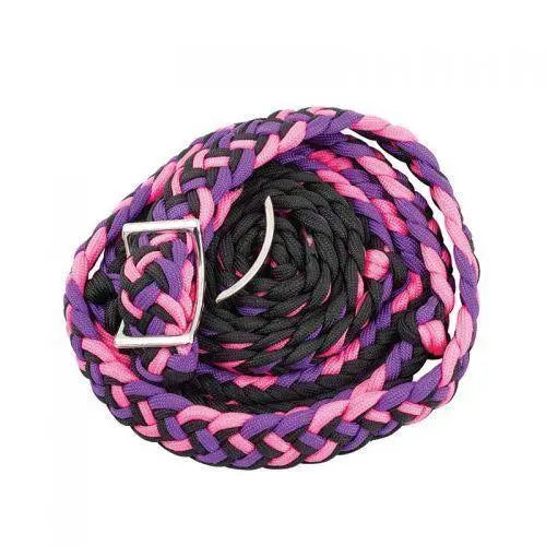 Braided Barrel Reins 8' - Multiple Color Options. Horse