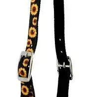 Nylon One Ear Headstall With Sunflower Design Horse