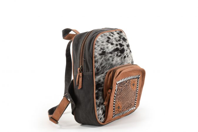 Leather cowhide backpack Clearance