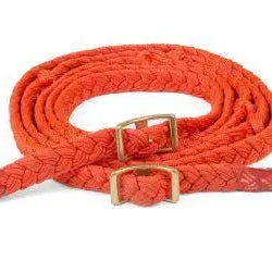 Braided Barrel Reins 8' - Multiple Color Options. Horse