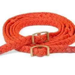 Braided Barrel Reins 8' - Multiple Color Options. Horse