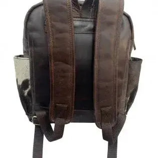 Hair on Cowhide Leather Backpack