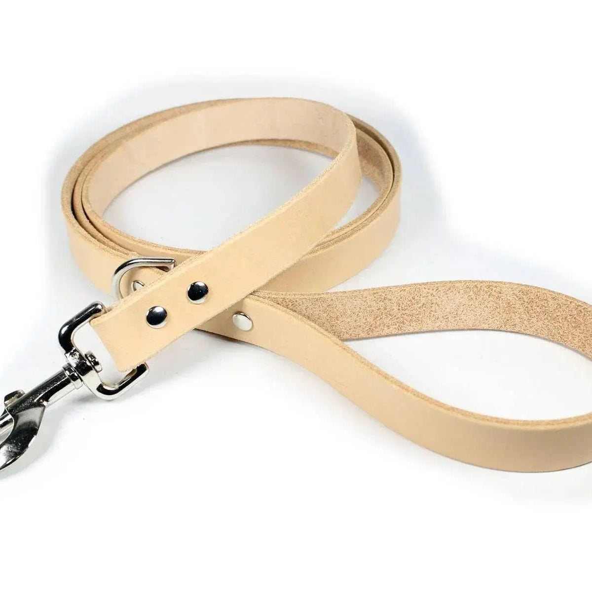 Natural Thick Leather Dog Leash Dog