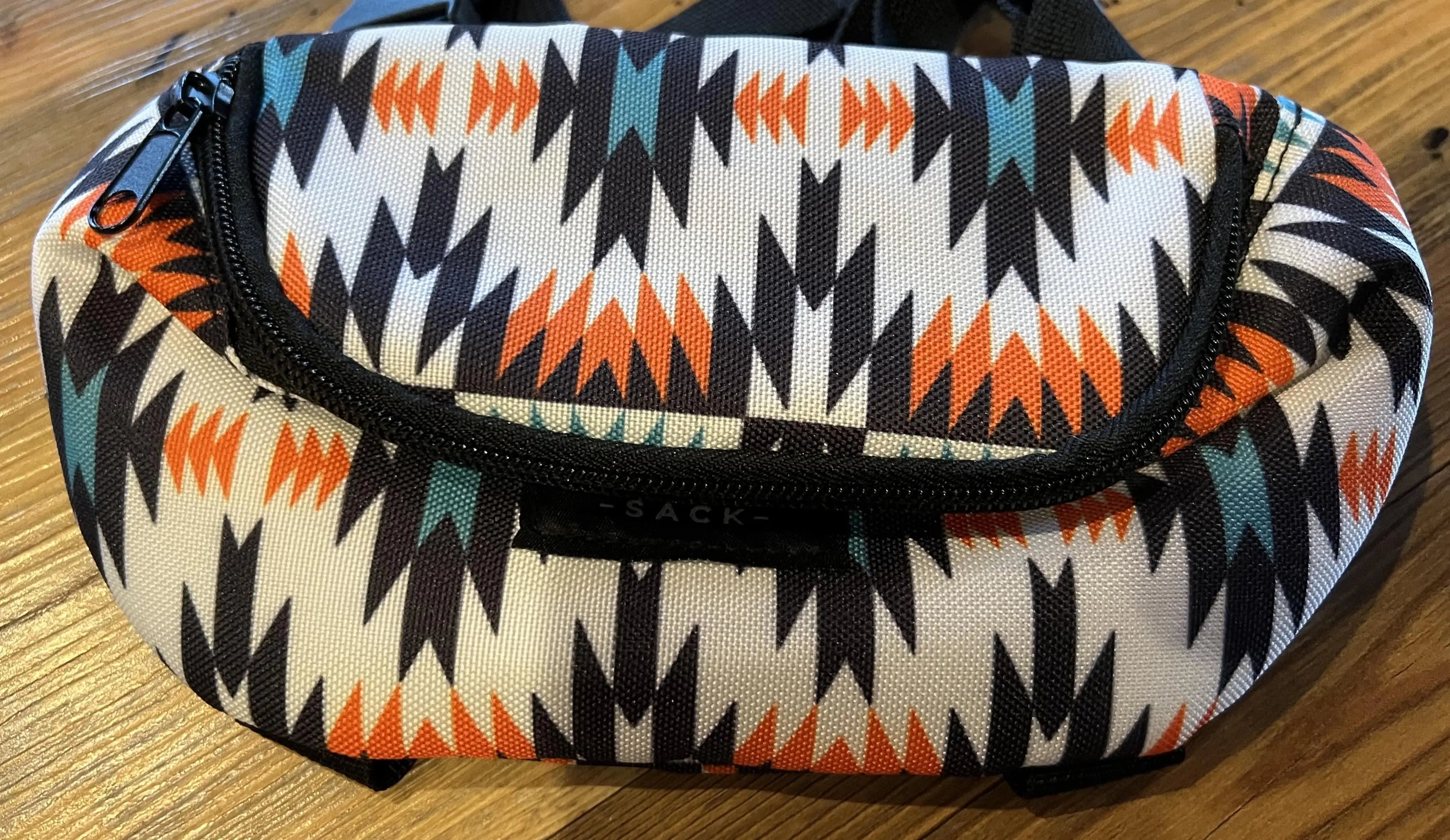 The Saddle Sack Orange Teal Aztec Horse