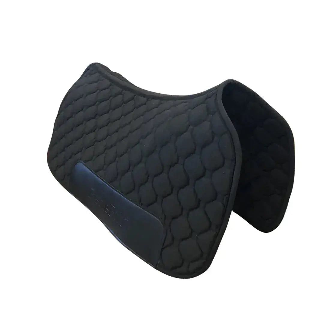 New Benefab Therapeutic Western black quilted saddle pad honeycomb pattern