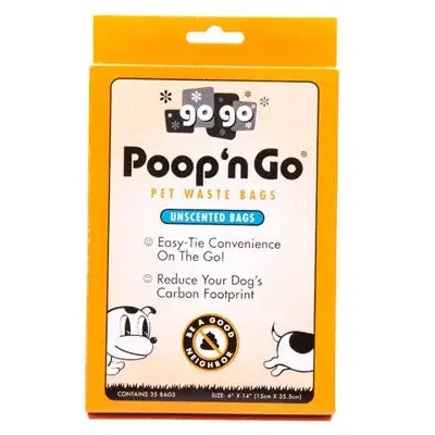 Poop 'n Go® Pet Waste Bags, Unscented, by GoGo Dog