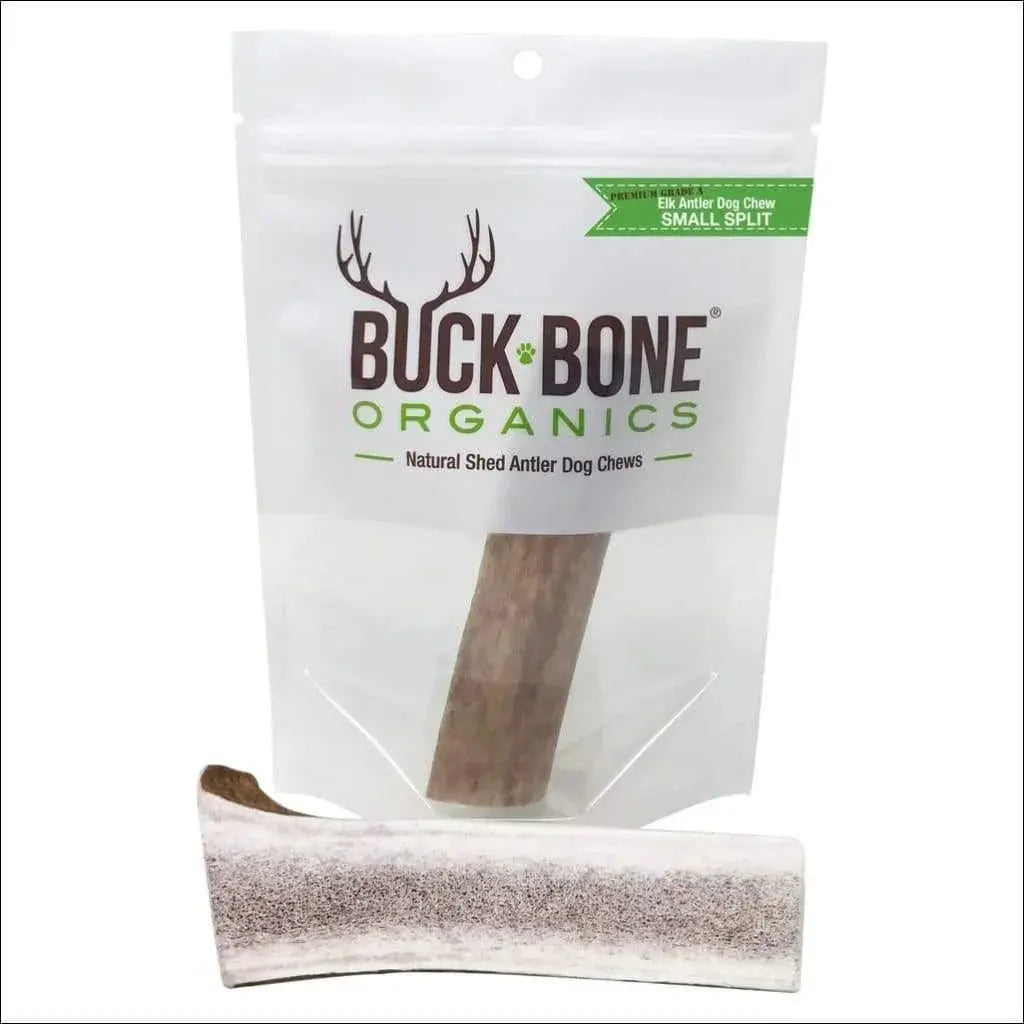 Buck Bone Organics Split Elk Antler Dog Chew - Multiple Sizes Dog