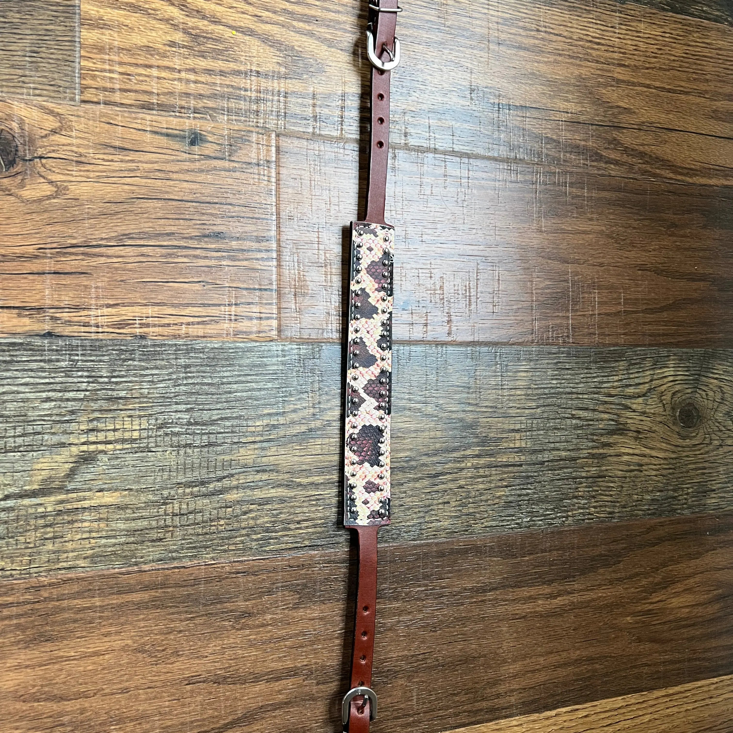 Snake Skin Pattern Wither Strap Horse