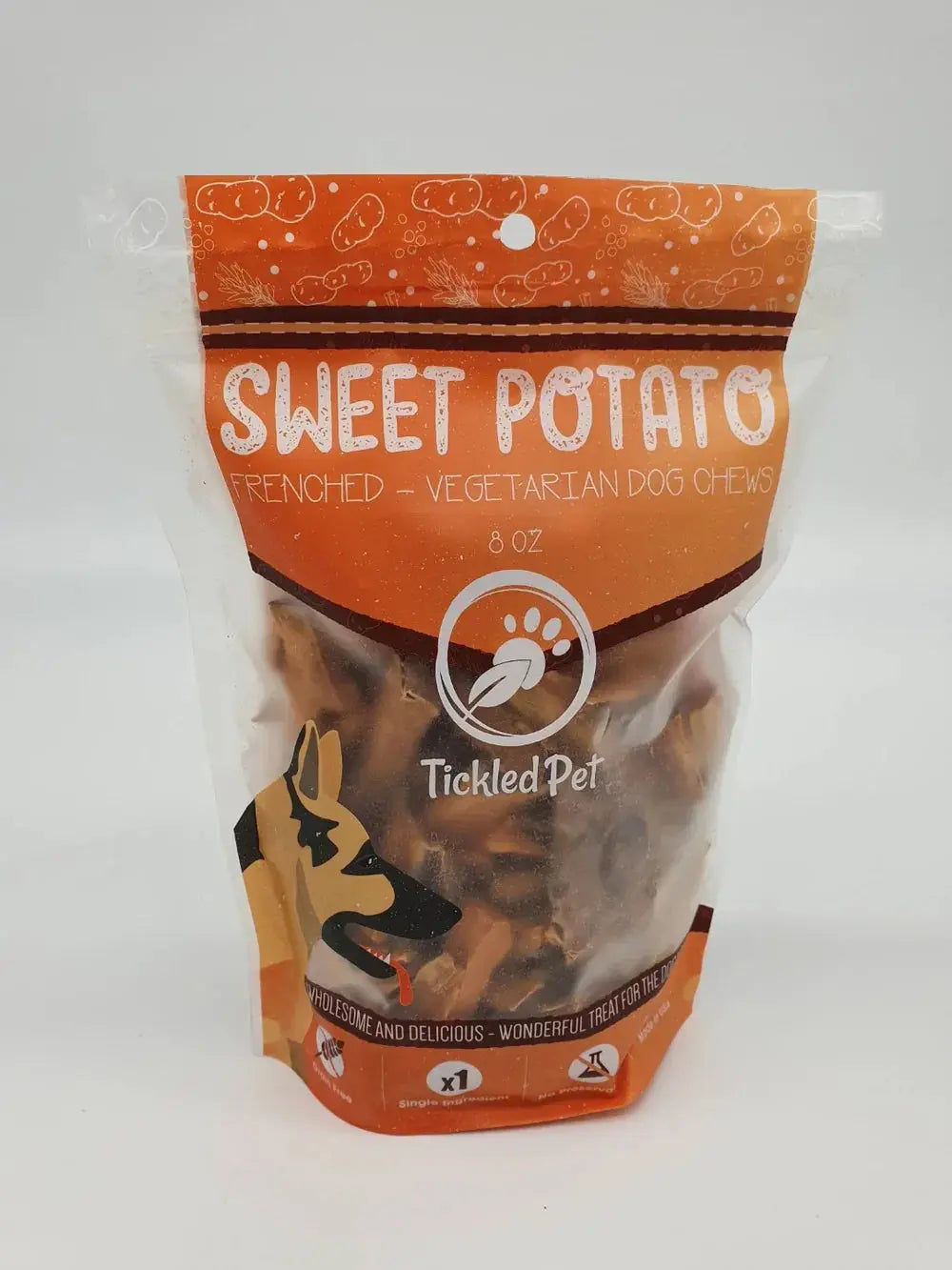 Tickled Pet Sweet Potato Frenched | Dog Treats Dog Treats
