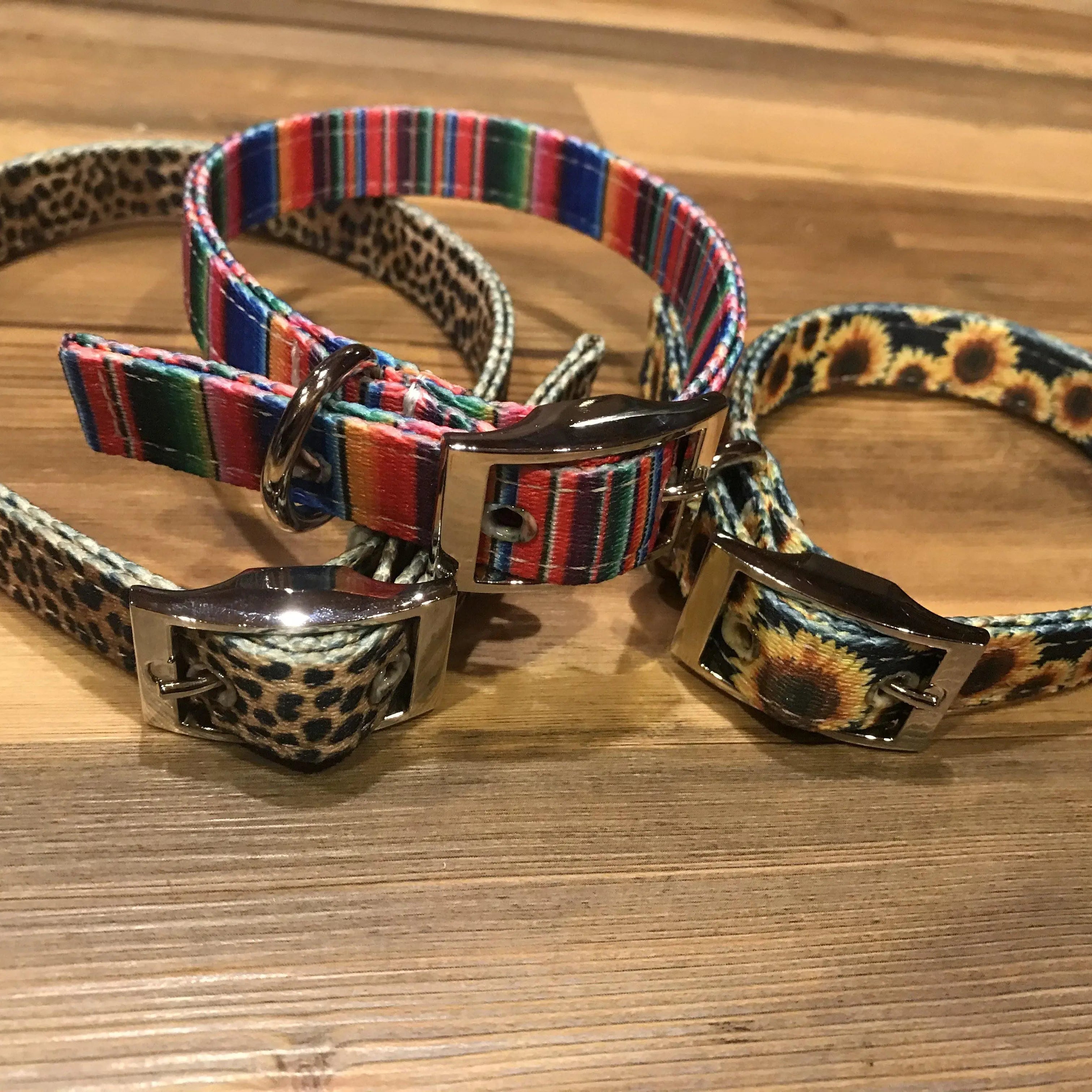 Dog Collar & Leash set Colorful Patterns & styles Dog