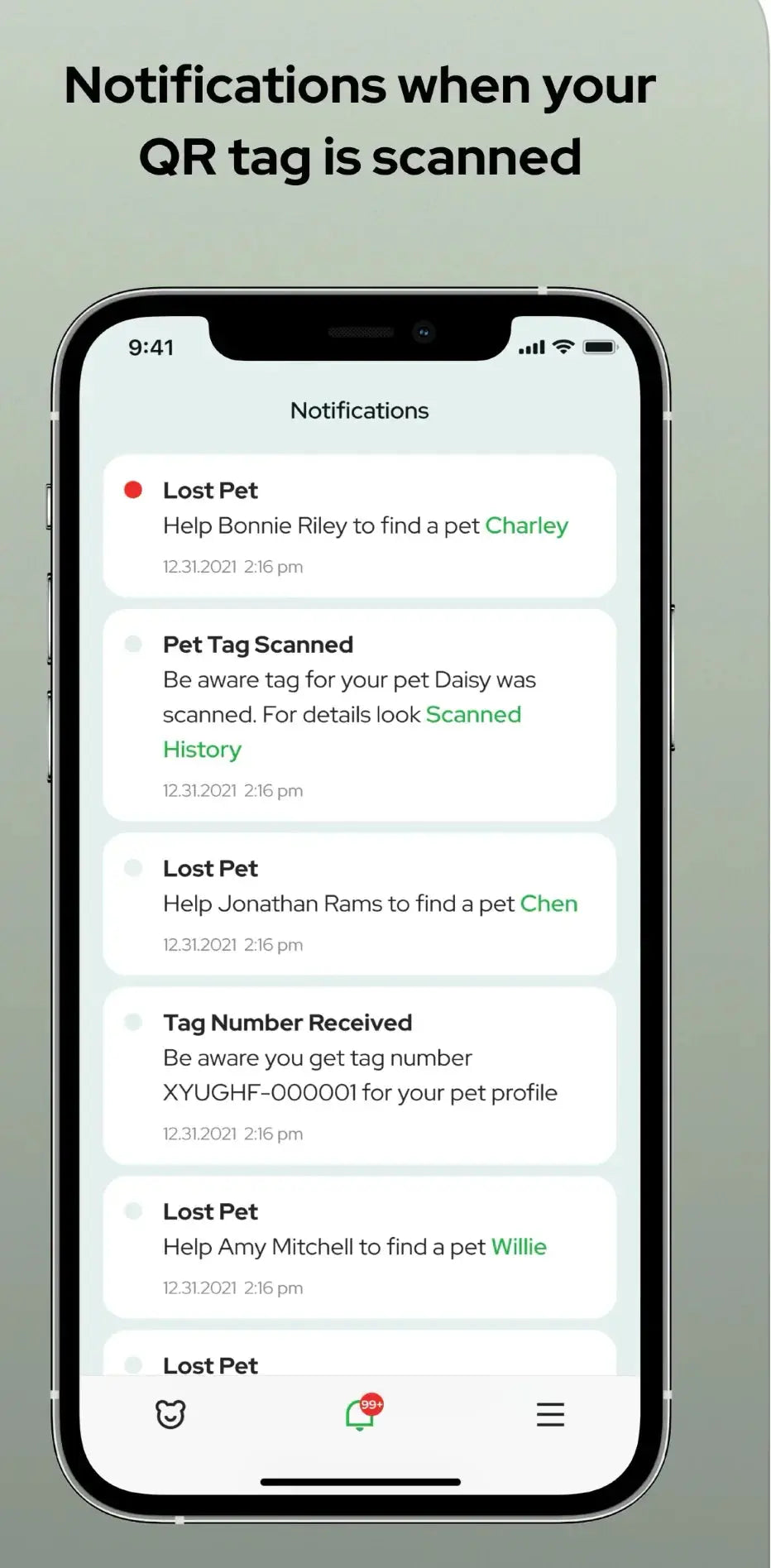 PET ID TAG Global Pet Security QR code Dog