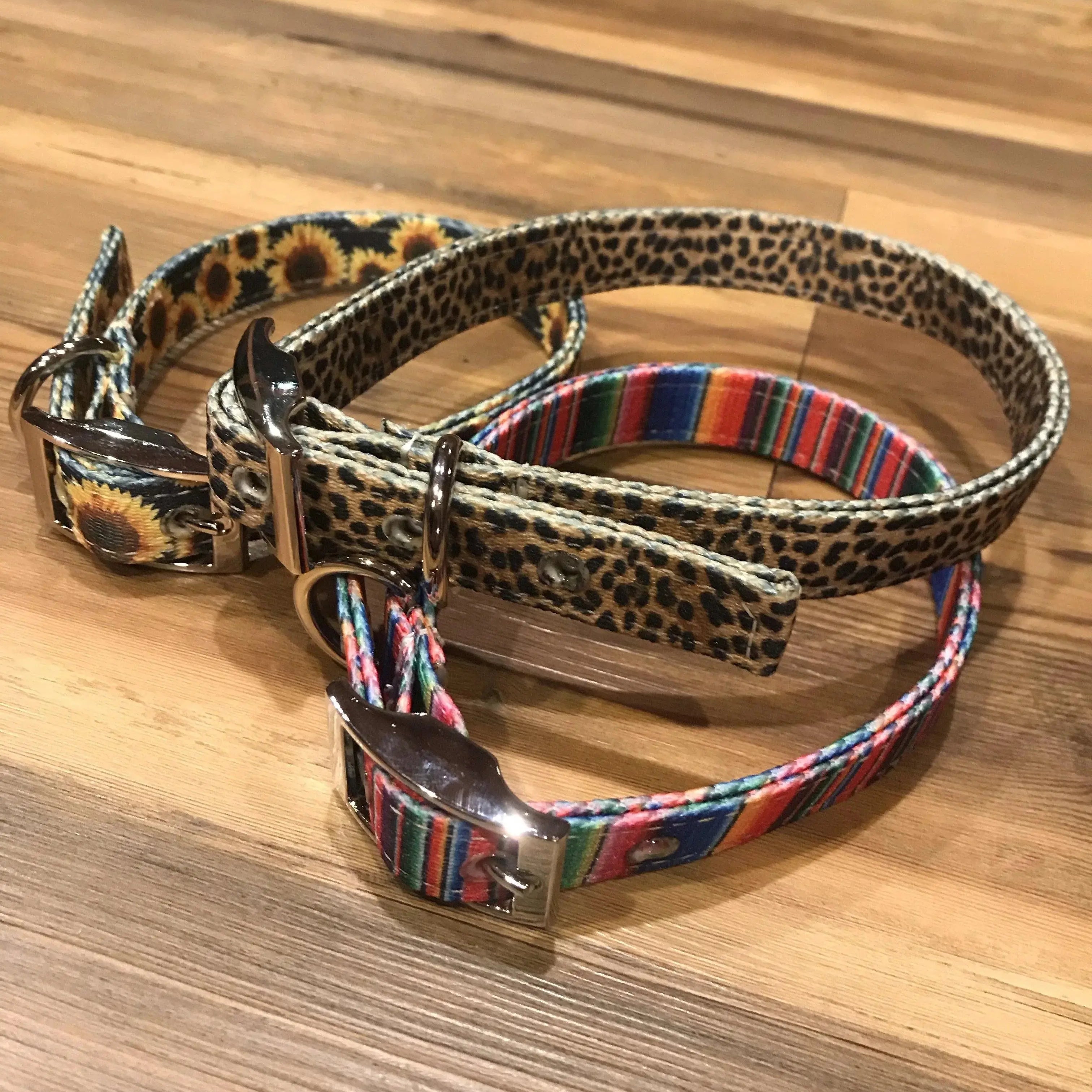 Dog Collar & Leash set Colorful Patterns & styles Dog