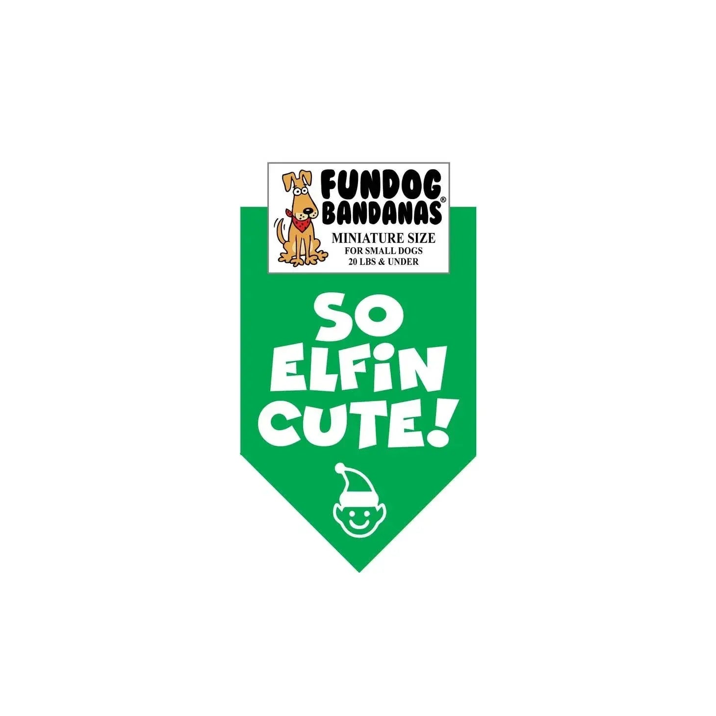 So Elfin Cute Bandana- Made in USA Dog