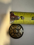 Gold Tone Embossed Concho with Screw- size