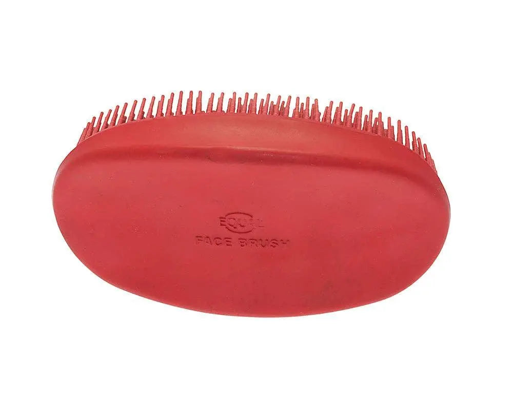 Oval Face Curry Grooming & Bathing Pet Brush Horse