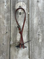 Oiled Harness Split Ear Headstall With Heritage Steer Buckle