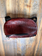 Assorted Prints and Colors Leather Saddle Pouch Horse