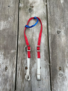 Red, White, and Blue Nylon One Ear Headstall Horse
