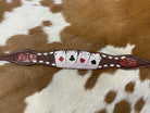 Rider's Luck Tooled Leather Wither Strap Horse