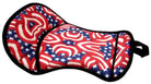 Patriotic Print seat saver with fleece bottom Horse Tack